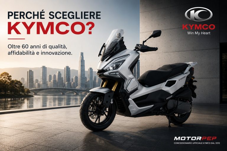Perché scegliere uno scooter KYMCO? Oltre 60 anni di qualità, affidabilità e una garanzia fino a 5 anni